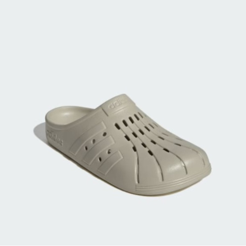Adidas Adilette Clogs Sportswear Sandles Slides Putty Grey Unisex